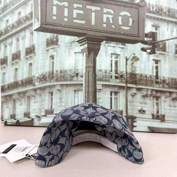 Coach CI496 Signature Chambray Baseball Hat IN Chambray main image 4